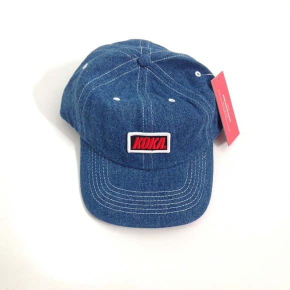 New Koka Women's Jeans Baseball Hat Denim Blue OS - Picture 1 of 3
